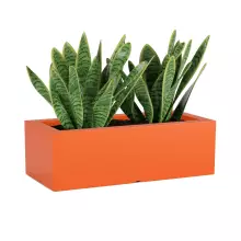 Donica z polietylenu OFFICE POT M pomarańczowy