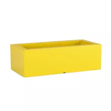 Żółta donica na szafkę OFFICE POT M