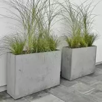 Doniczki - przekrój prostopadłościenny