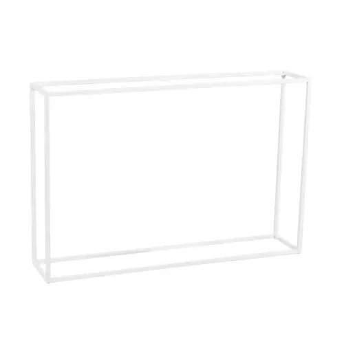 Biały stojak metalowy S109AF o wysokości 70 cm