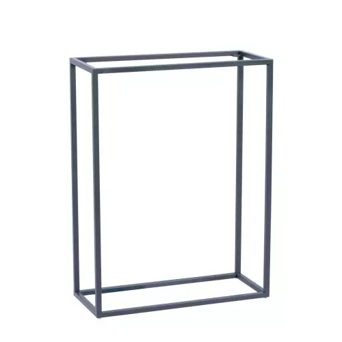 Antracytowy stojak metalowy S109AS o wysokości 70 cm