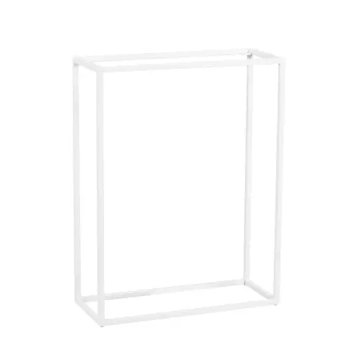 Biały stojak metalowy S109AS o wysokości 70 cm