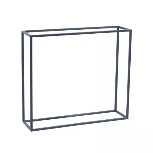 Antracytowy stojak metalowy S109A o wysokości 70 cm