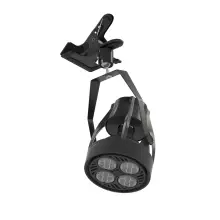 Lampa do roślin LED z klipsem czarna