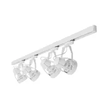 Zestaw lamp do roślin 4xLED na białej szynie 2mb