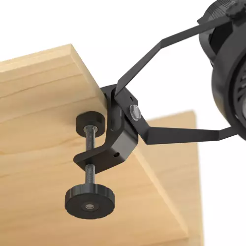 Lampa do roślin LED z zaciskiem czarna