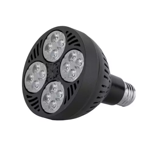 Żarówka LED dla roślin czarna