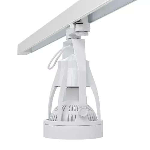 Zestaw lamp do roślin 4xLED na białej szynie 2mb