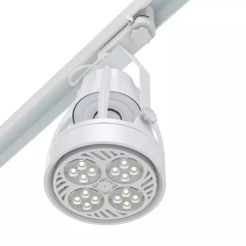 Zestaw lamp do roślin 4xLED na białej szynie 2mb